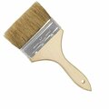 Starlee Imports 4" Chip Paint Brush, Wood Handle 1601-4